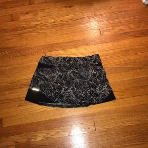 Black And White Prince Tennis Skirt